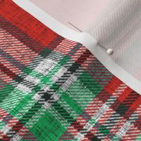 Distressed red + green (MATCHING) Stewart plaid by Su_G_©SuSchaefer