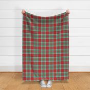 Distressed red + green (MATCHING) Stewart plaid by Su_G_©SuSchaefer