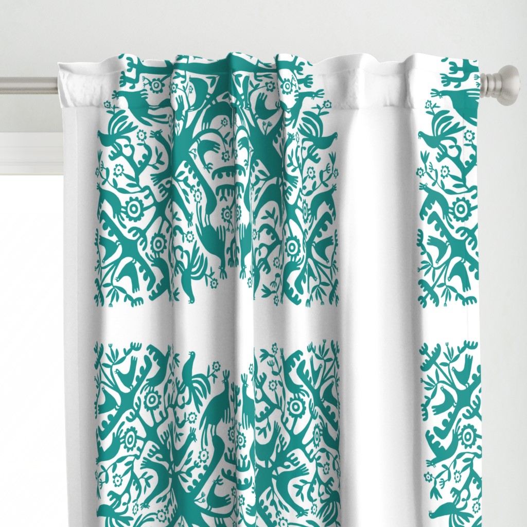 hawaiian quilt - teal