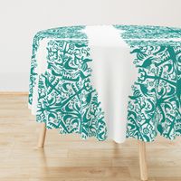 hawaiian quilt - teal