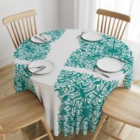 hawaiian quilt - teal