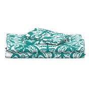 hawaiian quilt - teal