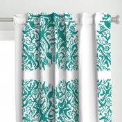 hawaiian quilt - teal