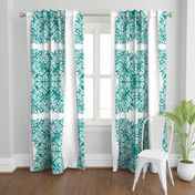 hawaiian quilt - teal