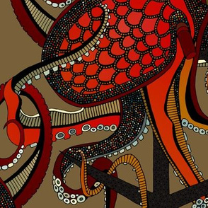 octopus ink umber large