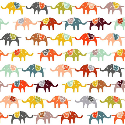 Elephant, Fabric, Wallpaper and Home Decor | Spoonflower