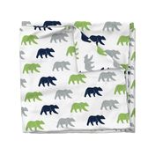 multi bears || green grey navy