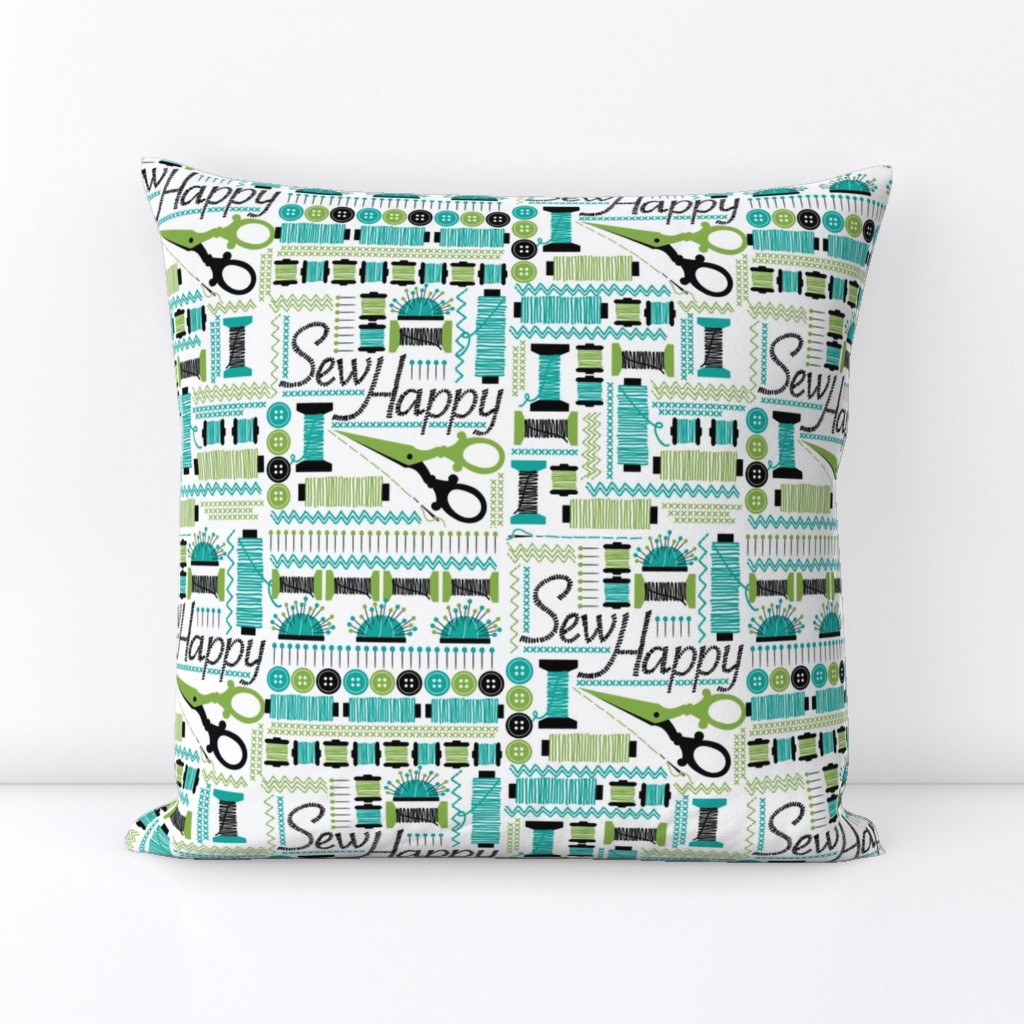 SEW happy - Teal