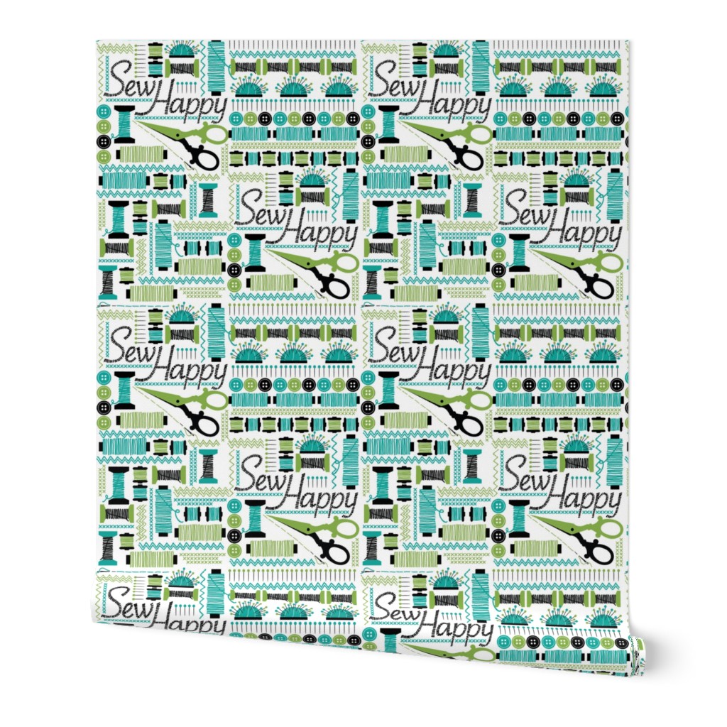 SEW happy - Teal