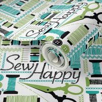 SEW happy - Teal