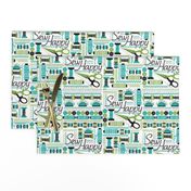 SEW happy - Teal