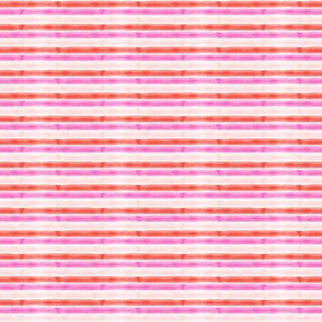 (micro scale) valentines watercolor stripes
