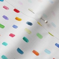 Watercolor colorful confetti