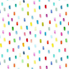 Watercolor colorful confetti