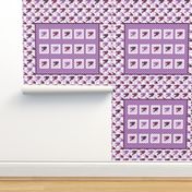Poodle Polka Dot Baby Cheater Quilt