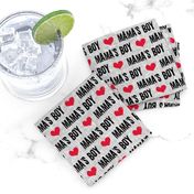 Mama's boy - valentines day fabric