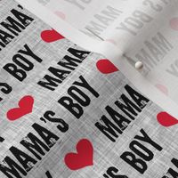 Mama's boy - valentines day fabric