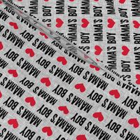 Mama's boy - valentines day fabric