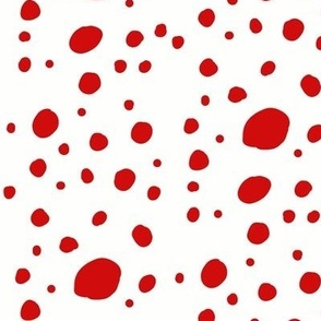 Christmas Dots in Red