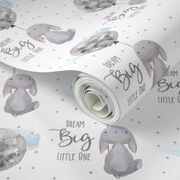 2.5" Dream Big Little One Bunny with Quote