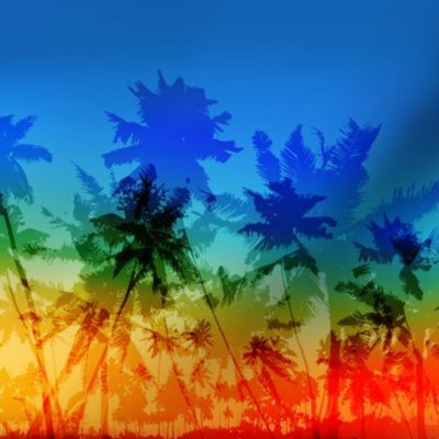 Rainbow palms