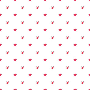 Red Star - White background
