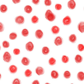 valentines dots polka dot fabric valentines day white red
