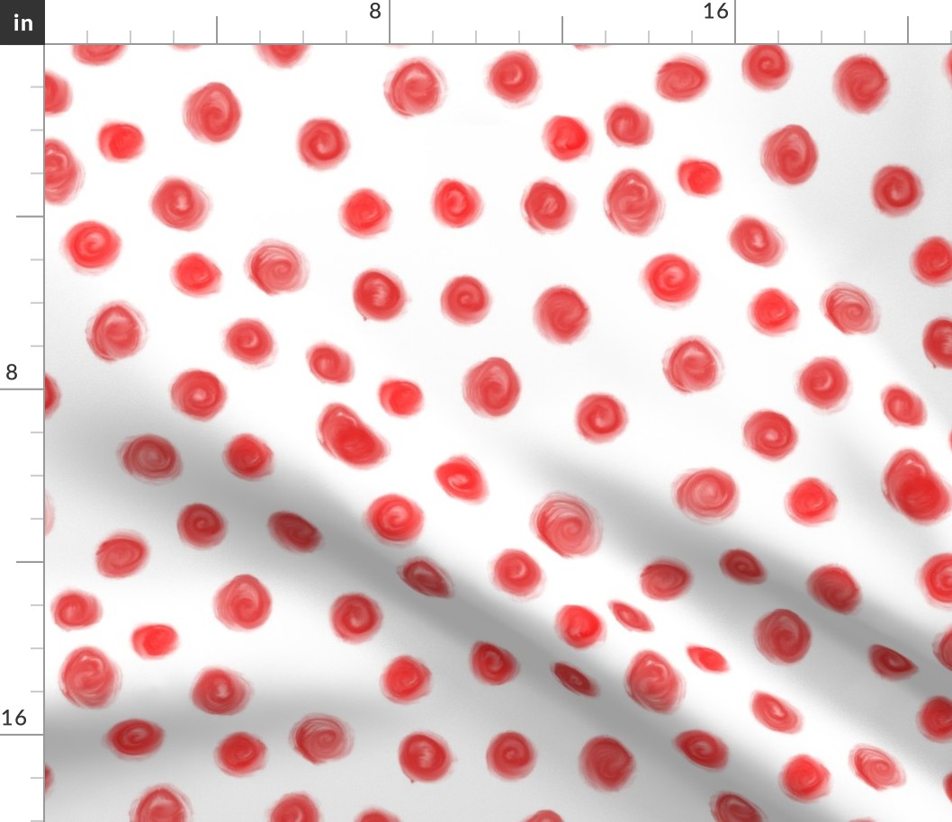 valentines dots polka dot fabric valentines day white red