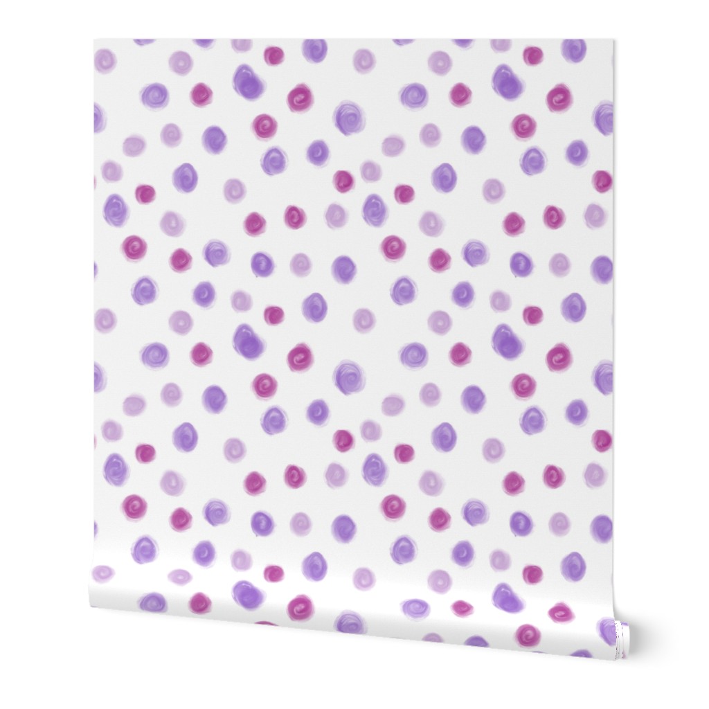 valentines dots polka dot fabric valentines day purple