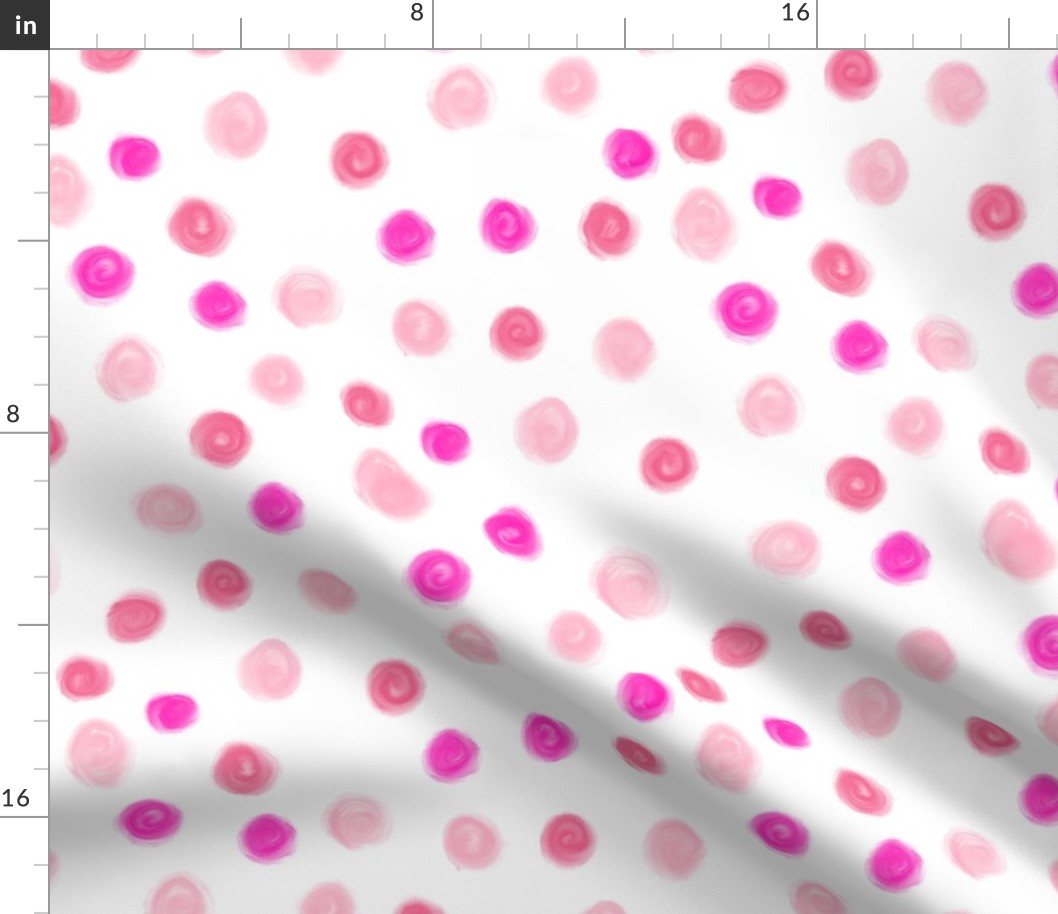 valentines dots polka dot fabric valentines day pinks