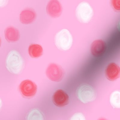 valentines dots polka dot fabric valentines day pink