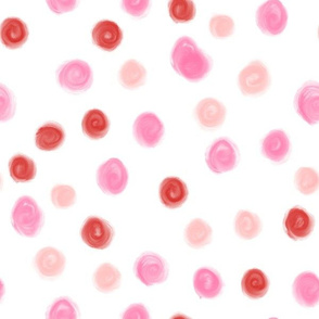valentines dots polka dot fabric valentines day red pink