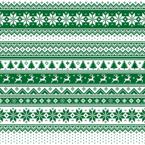 Nordic  Scandinavian Christmas Green