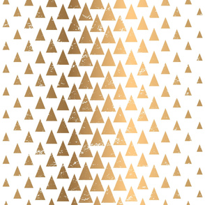Gold Triangle Forest / Large Scale Geometric