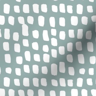 Abstract white spots Scandinavian minimal designs brush dashes stone gray