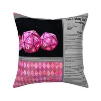 Pink Dice Bag Cut and Sew