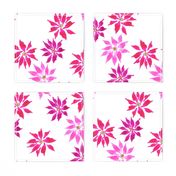 Poinsettia Flowers - Pink - Large Scale