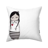 Doll pillow plushy, large size