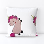 Large pillow -unicorn plush 