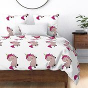 Large pillow -unicorn plush 
