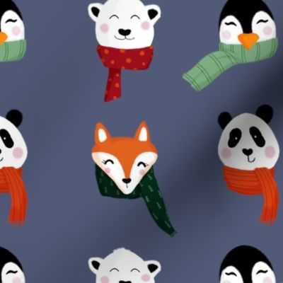 Animals in Scarves