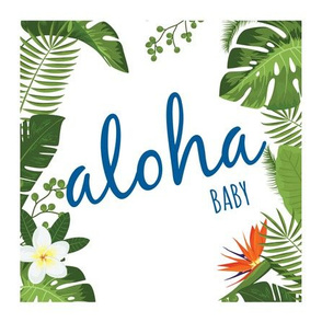 Aloha baby blue lovey