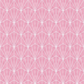 Mermaid Tile - White and Pink