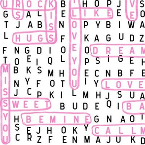 valentines word search love crossword valentines day fabrics 