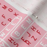 valentines word search love crossword valentines day fabrics pink