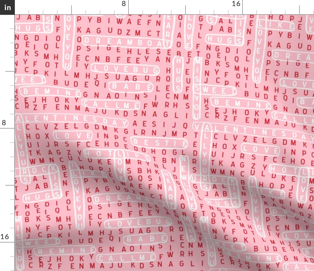 valentines word search love crossword valentines day fabrics pink
