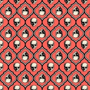 French Skulls - coral