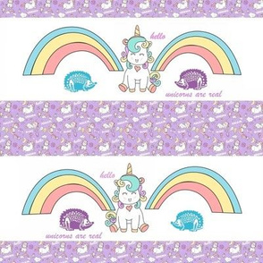 Unicorn Hedgehog Pencil Case