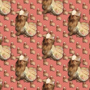 Yorkie Buttercup - Matching Fabric