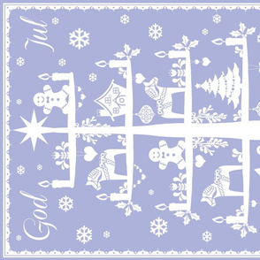 God Jul blue violet